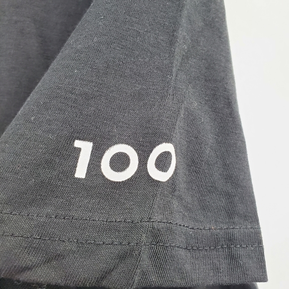 Peloton Century Club T-Shirt Black Graphic Unisex - Picture 4 of 8